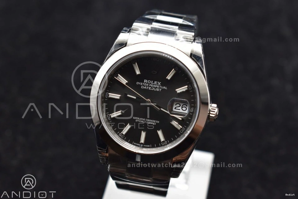 41 Edition Grey SS Oyster On VS3235 904L 126330 Best Bracelet VSF Dial DateJust Rhodium 1:1 0202